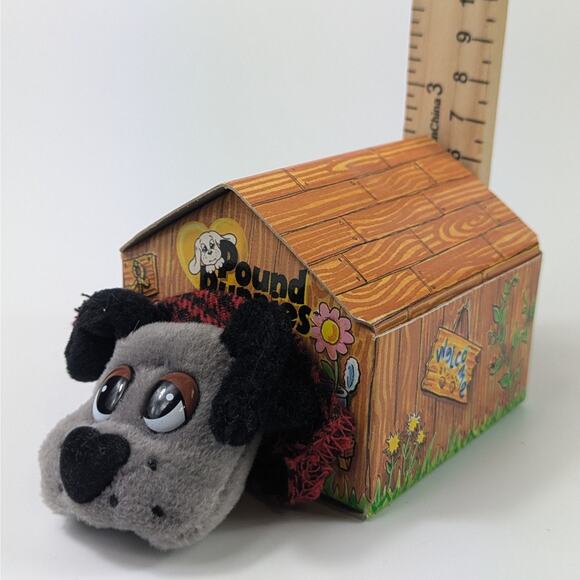 1998 Pound Puppies Plush 07/12 Mary Meyer Doghouse Puppy Dog Collectible Box - Picture 9 of 11